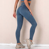Legginsy fitness sportowe wysoki stan dziury 