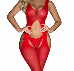 Zmysłowy bodystocking z wycięciami
