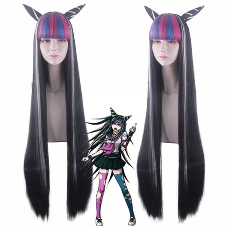 Peruka długa Ibuki Mioda Danganronpa cosplay