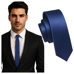 Krawat śledzik atramentowy