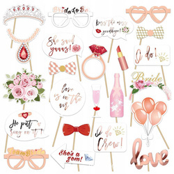 Gadżety do fotobudki wieczór panieński zdjęcia