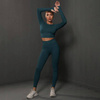 Komplet zestaw sportowy legginsy + top 
