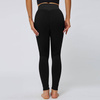 Legginsy sportowe push up wysoki stan karbowane
