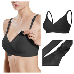 Biustonosz ciążowy stanik bezszwowy do karmienia