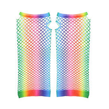 Strój zestaw lata 80. tęczowy