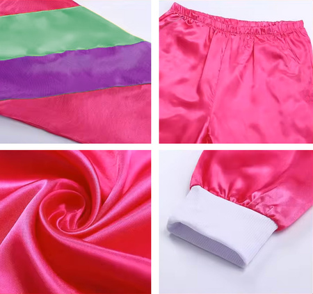 Dres w stylu retro z lat 70. i 80 - różowy