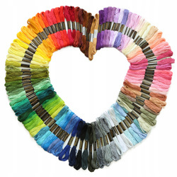 Mulina do haftowania kolorowa 100 szt