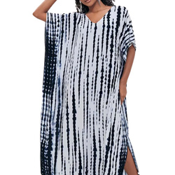 Pareo długa narzutka plażowa tunika luźna