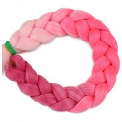 Włosy syntetyczne kolorowe dredy warkocze ombre