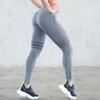 Legginsy sportowe push up wysoki stan z lampasem 