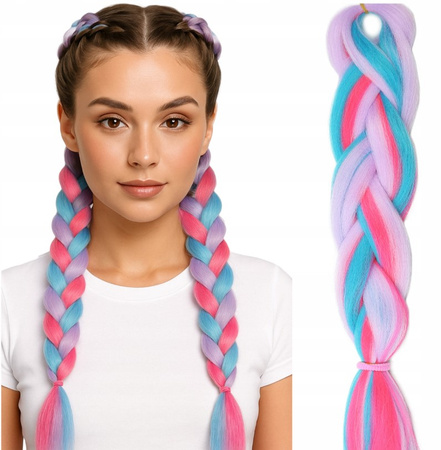 Włosy syntetyczne warkoczyki dredy ombre