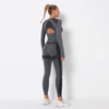 Komplet sportowy legginsy bezszwowe + top 