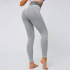 Legginsy sportowe push up wysoki stan karbowane