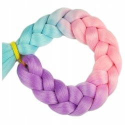 Włosy syntetyczne kolorowe dredy warkocze fluorescencyjne