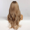 Peruka długa ombre ciemny blond fale