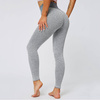 Legginsy sportowe push up wysoki stan karbowane