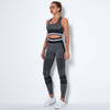 Komplet sportowy legginsy bezszwowe + top 