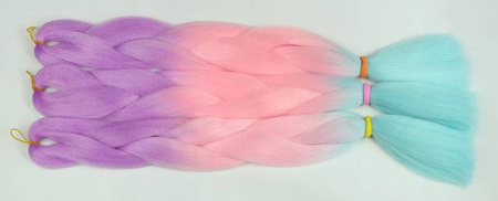 Włosy syntetyczne kolorowe dredy warkocze fluorescencyjne