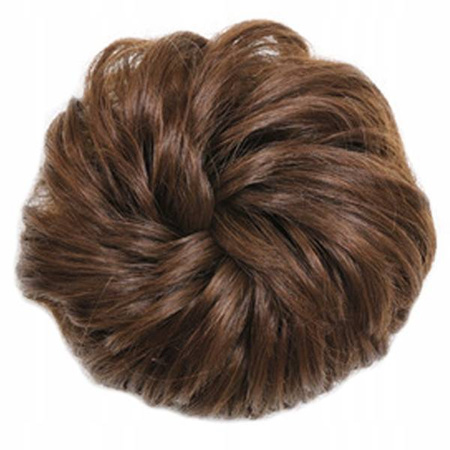 Doczepiany kok na gumce naturalne włosy 