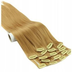 Doczepiane włosy clip-in jak naturalne 60cm 6 taśm