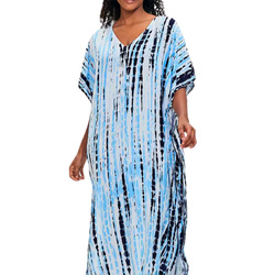 Pareo długa narzutka plażowa tunika luźna