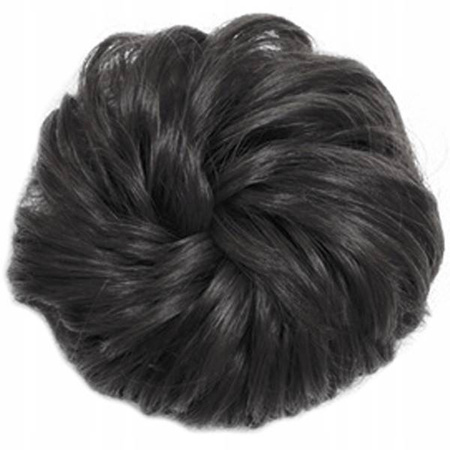 Doczepiany kok na gumce naturalne włosy 