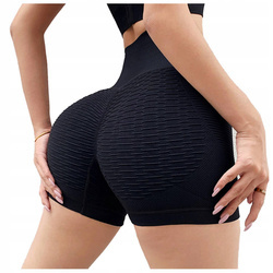 Szorty sportowe spodenki fitness z wysokim stanem