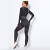 Komplet zestaw sportowy legginsy bezszwowe + top 