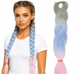 Włosy syntetyczne warkoczyki dredy ombre