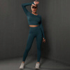 Komplet zestaw sportowy legginsy + top 