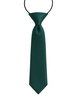 Krawat dziecięcy na gumce - ciemnozielony