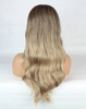 Peruka długa ombre blond brąz fale