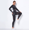 Komplet zestaw sportowy legginsy bezszwowe + top 
