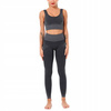 Komplet zestaw sportowy legginsy bezszwowe + top 