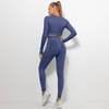 Komplet sportowy legginsy bezszwowe + top