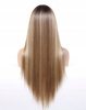 Peruka długa blond ombre lace front
