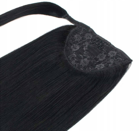 Doczepiany kucyk kitka proste naturalne włosy 50 cm