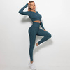 Komplet sportowy legginsy bezszwowe + top