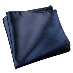 Poszetka męska gładka - granatowa