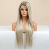 Peruka blond prosta lace front