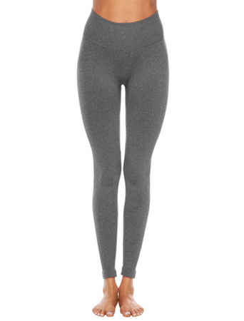 Legginsy sportowe gładkie siłownia fitness wysoki stan 