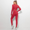 Komplet sportowy legginsy bezszwowe + top