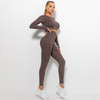 Komplet sportowy legginsy bezszwowe + top