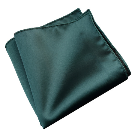 Poszetka męska gładka - zielona
