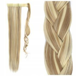 Doczepiany kucyk kitka dopinka proste włosy 55 cm