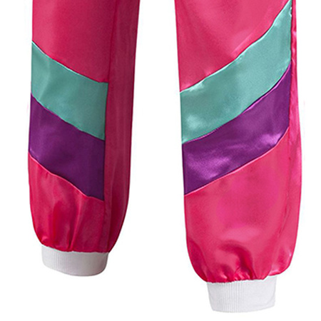 Dres w stylu retro z lat 70. i 80 - różowy