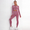 Komplet zestaw sportowy legginsy bezszwowe + top 