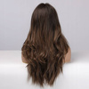 Peruka długa brązowa falowana lace front