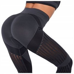 Legginsy sportowe siłownia fitness wysoki stan