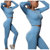 Komplet zestaw sportowy legginsy + top 
